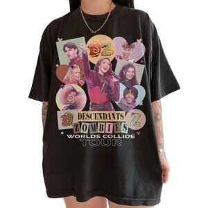 Descendants Zombies Worlds Collide Tour Matching Shirt, Disney The Rise Of Red